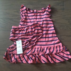 Girls polo dress with bloomers